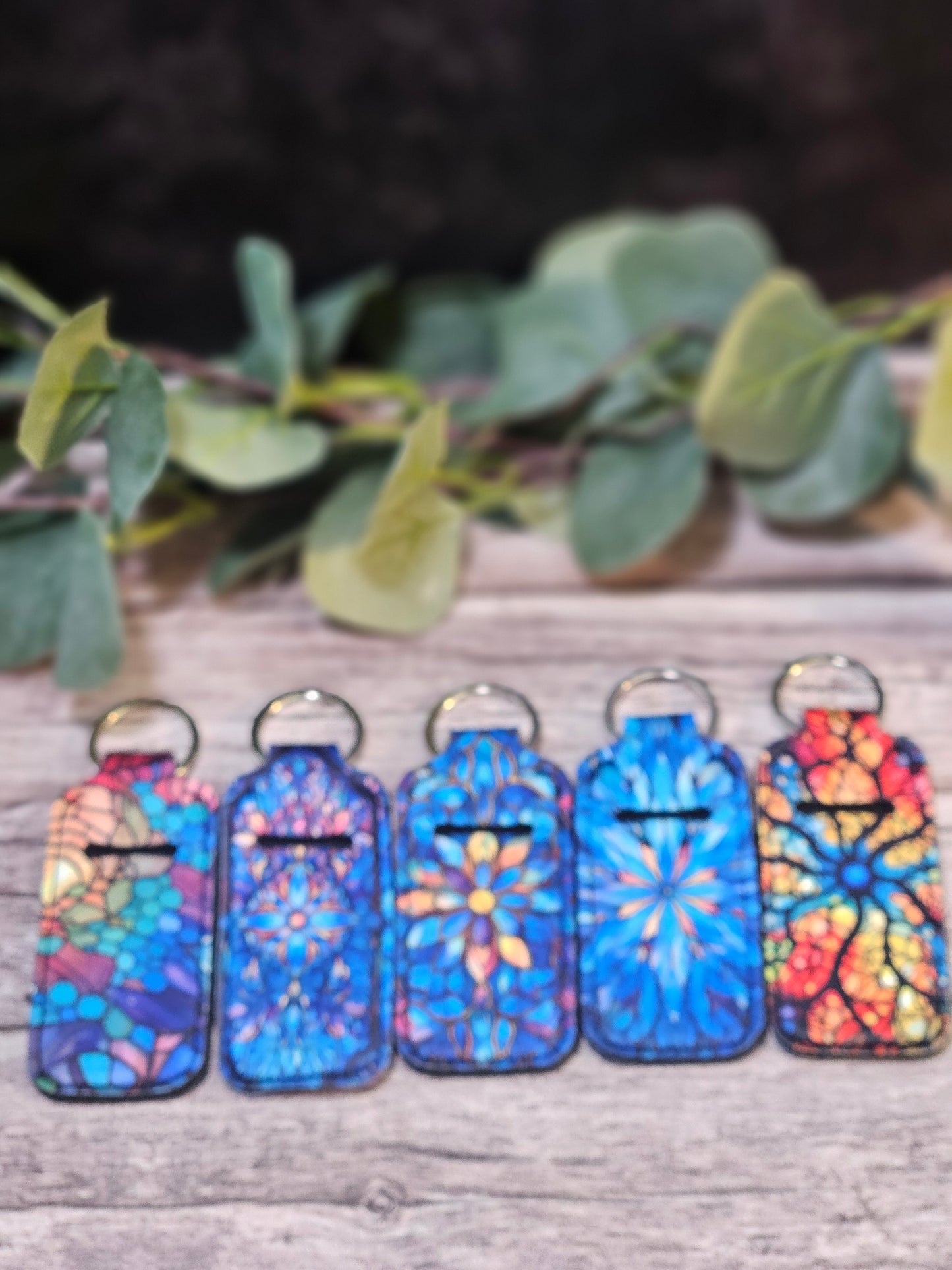Lip butter key chain holder