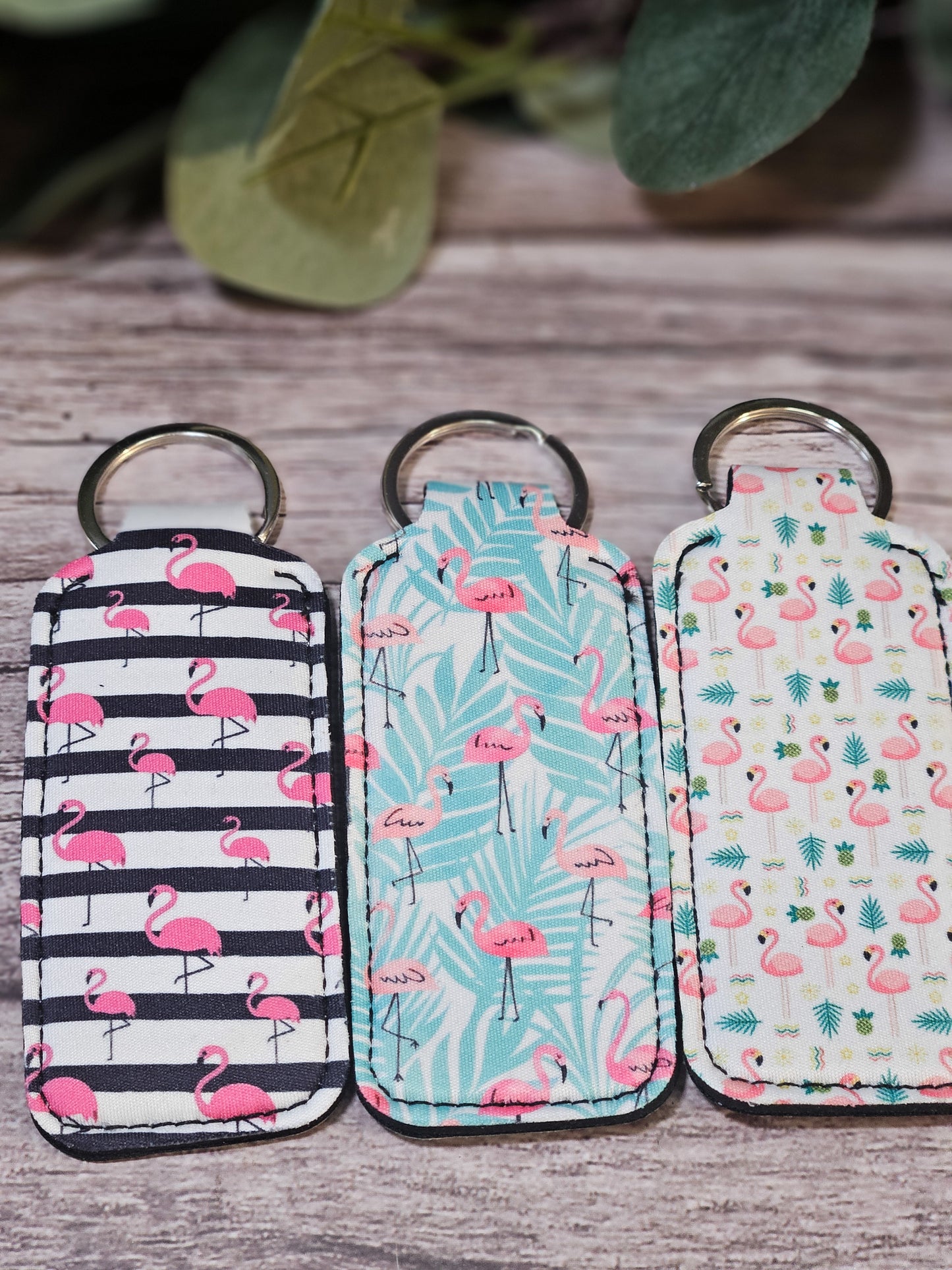 Lip butter key chain holder