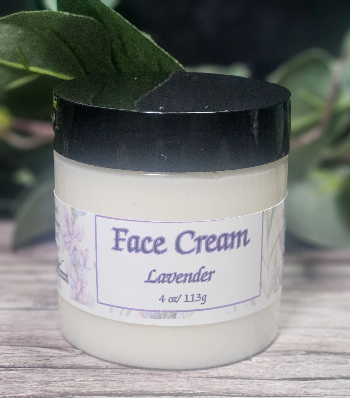Lavender Face Cream – Hydrating Natural Moisturizer with Argan, Jojoba &Rosehip Oils