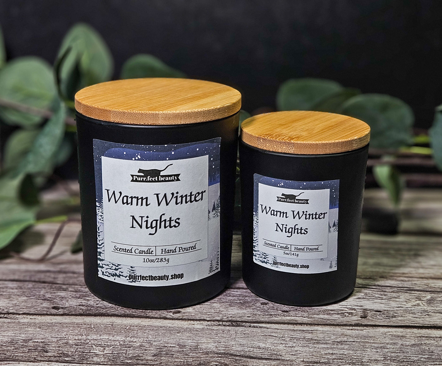 Warm Winter Nights Candle – Lavender, Pine, Saffron & Smoky Amber
