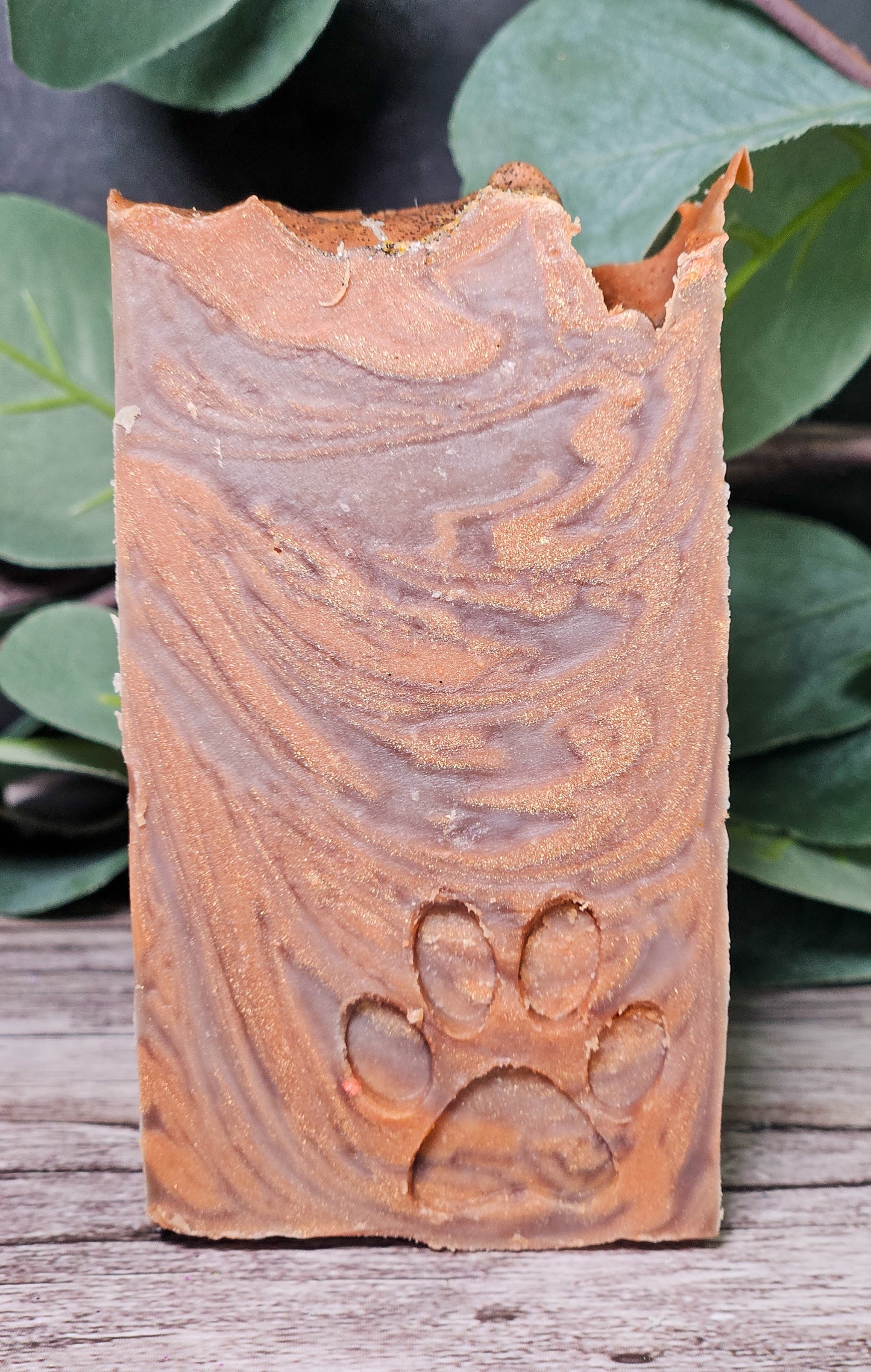 Dark Amber Soap – Moisturizing Shea Butter & Olive Oil Bar with Lavender and Musk Scent