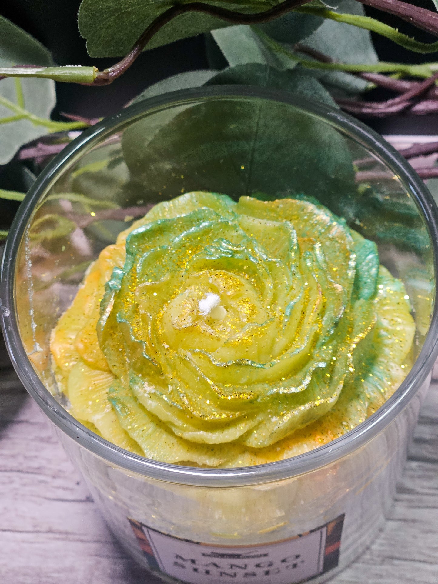 Mango Sunrise Scented Candle – Tropical Soy Candle with Pineapple, Mango, Coconut Milk & Peach | Summer Candle | Hand-Poured Home Fragrance