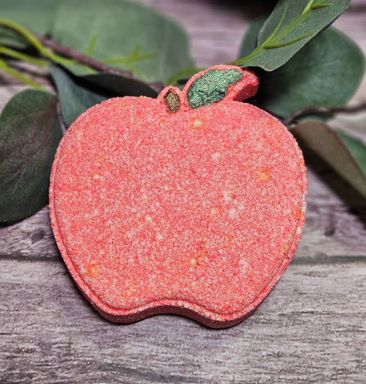 Apple Bath Bomb – Apple-Shaped & Scented | Fizzy Moisturizing Spa Treat