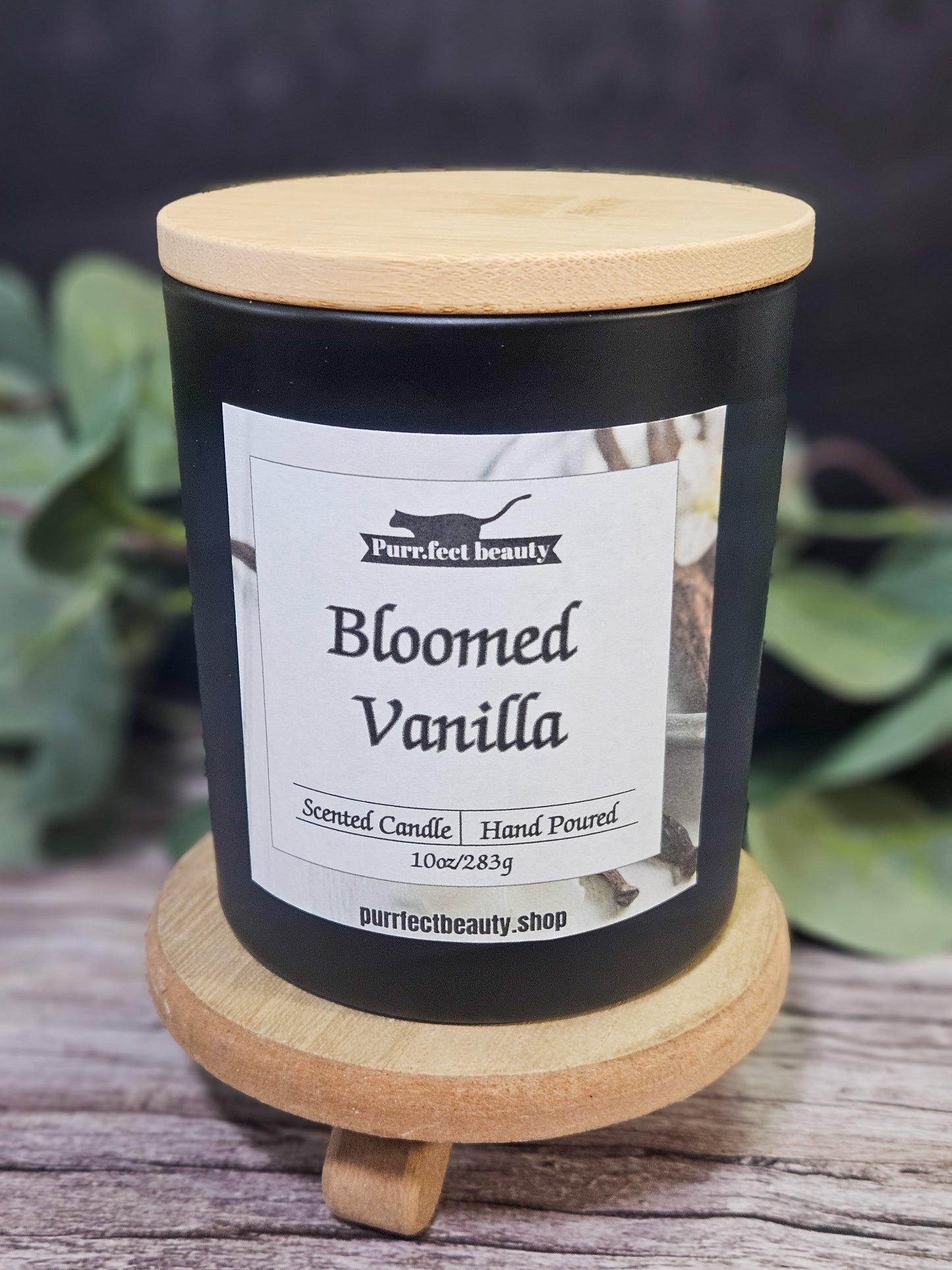 Bloomed Vanilla Candle – Vanilla & Lavender Scent for Relaxation