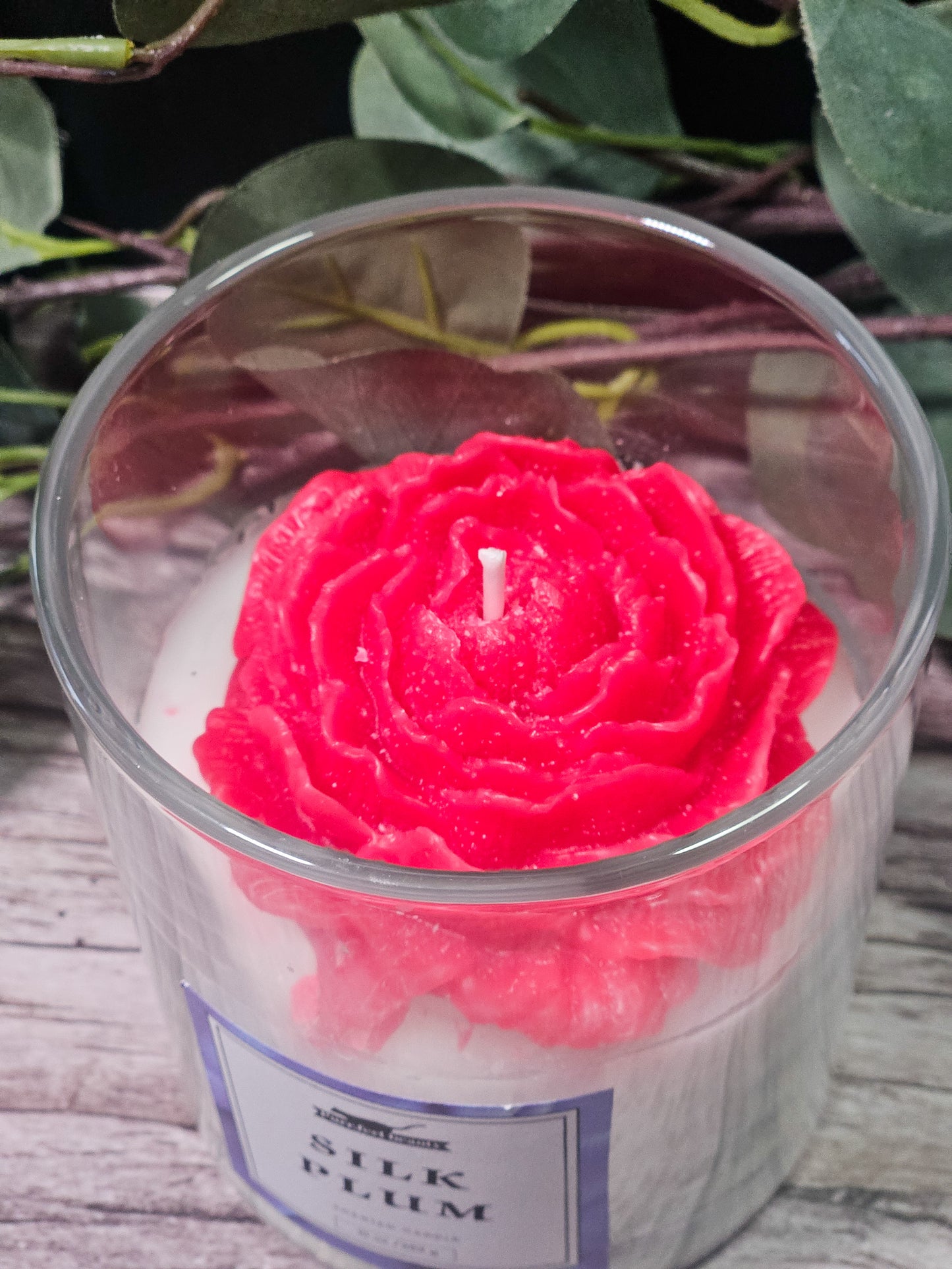 Silk Plum Scented Candle – Fruity Plum & Black Cherry Soy Candle with Amber, Vanilla & Musk | Elegant Floral Candle | Hand-Poured Home Fragrance