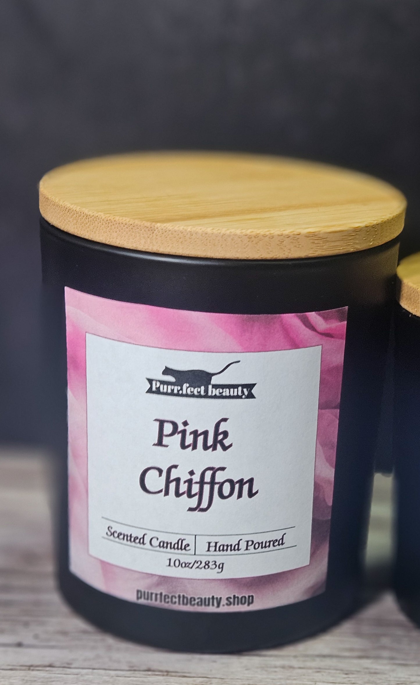 Pink Chiffon Candle – Soft Floral & Fruity Scented Candle for Home & Relaxation