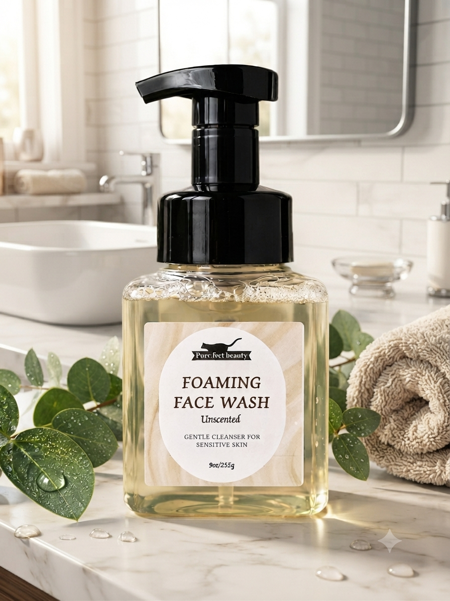Gentle Foaming Face Wash | Aloe & Panthenol Hydrating Cleanser
