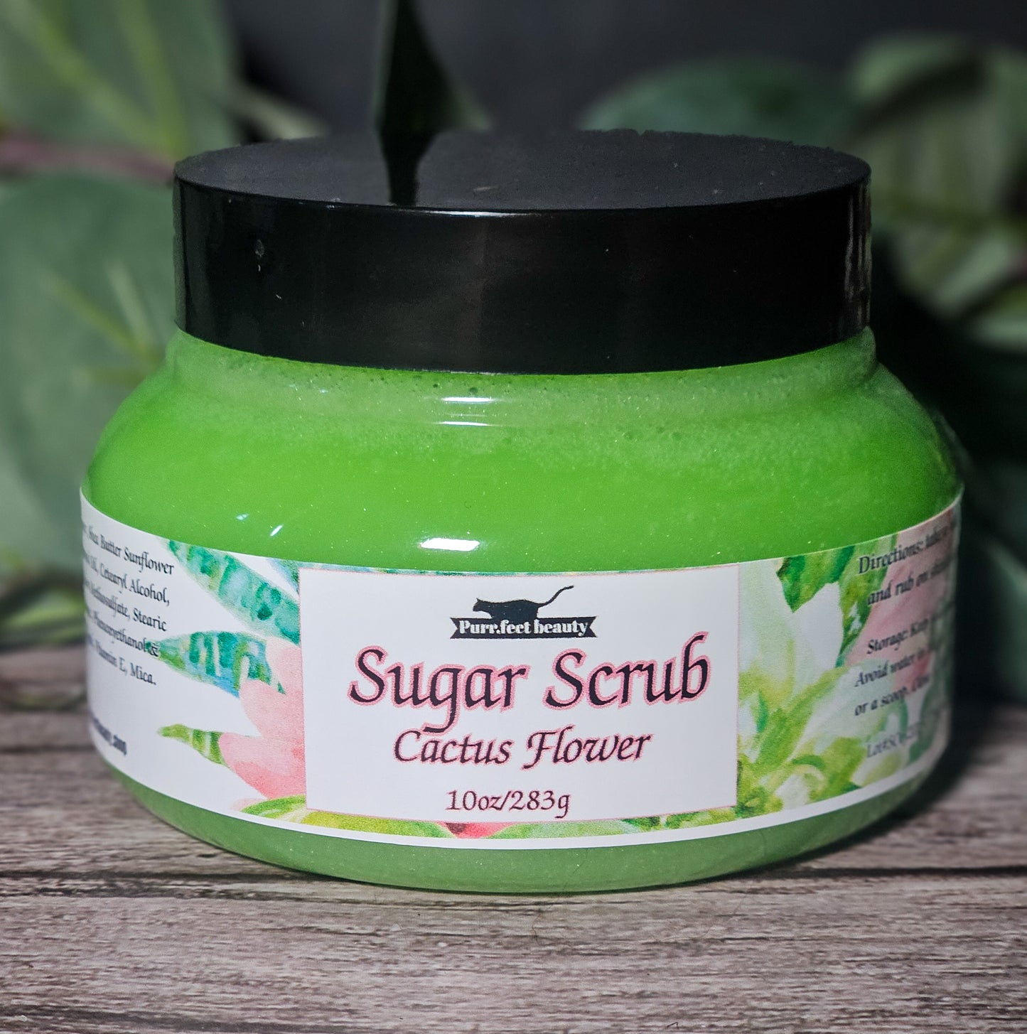 Cactus Flower Sugar Scrub – Fresh, Floral Exfoliating Body Scrub