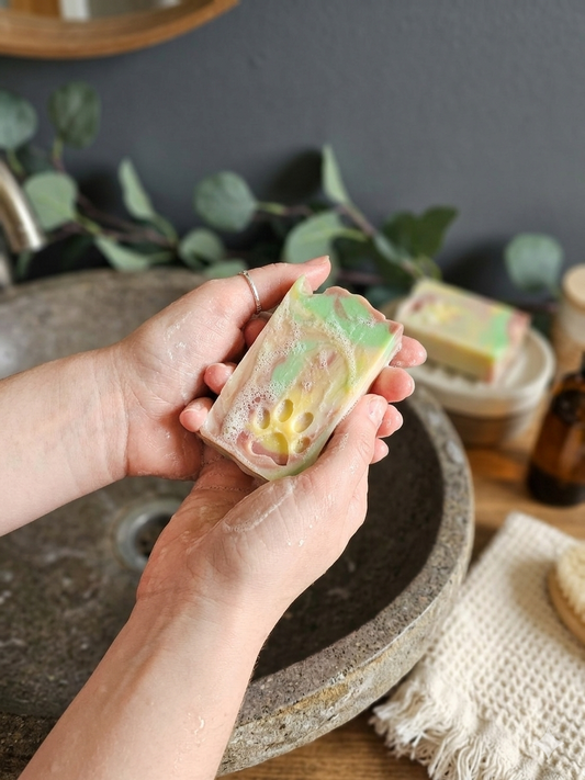 Bergamot & Tarragon Handmade Soap | Citrus & Herbal Natural Soap Bar