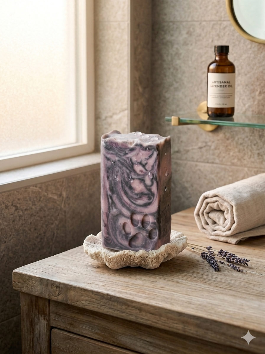 Mahogany Teakwood Soap Bar | Woodsy Cedar Oak Soap