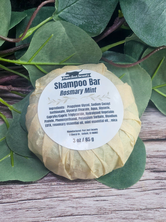 Rosemary Mint Shampoo Bar | Nourishing & Refreshing Hair Care