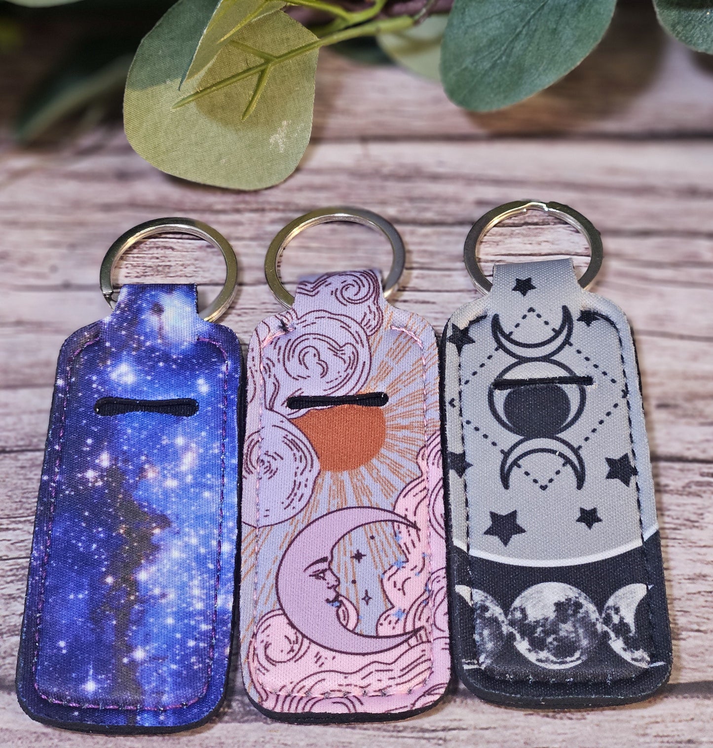 Lip butter key chain holder