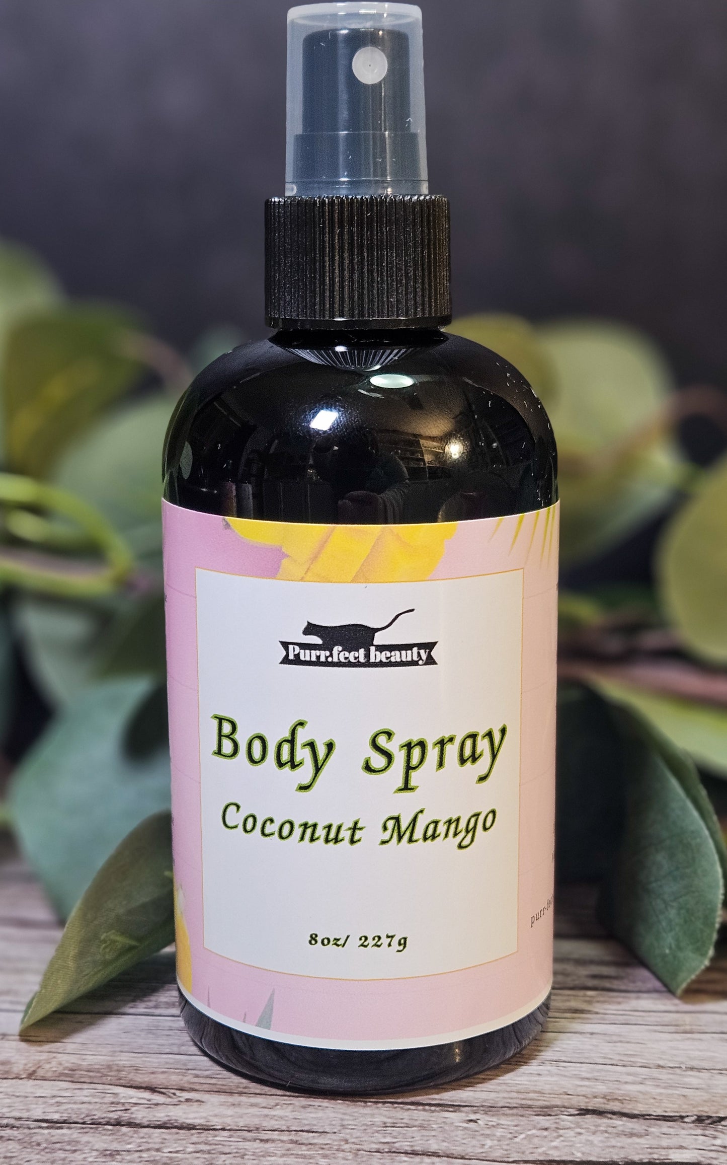 Coconut Mango Body Spray – Tropical Mango, Coconut, Vanilla & Musk Scent