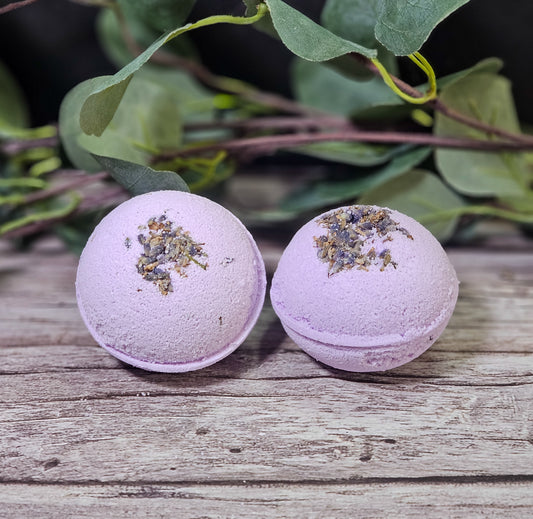 Lavender Bath Bomb – Calming Scent | Relaxing Moisturizing Soak
