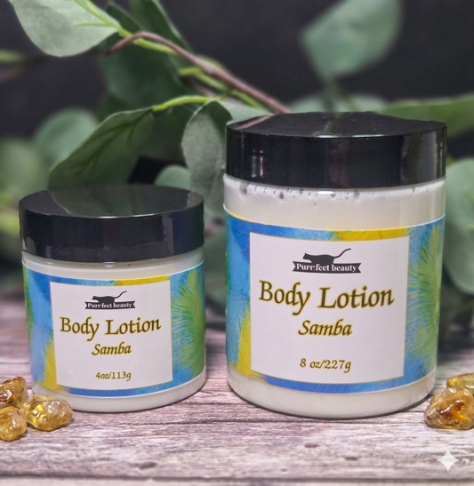 Samba Body Lotion – Hydrating Vanilla Musk & Black Amber Lotion