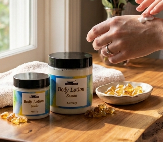 Samba Body Lotion – Hydrating Vanilla Musk & Black Amber Lotion