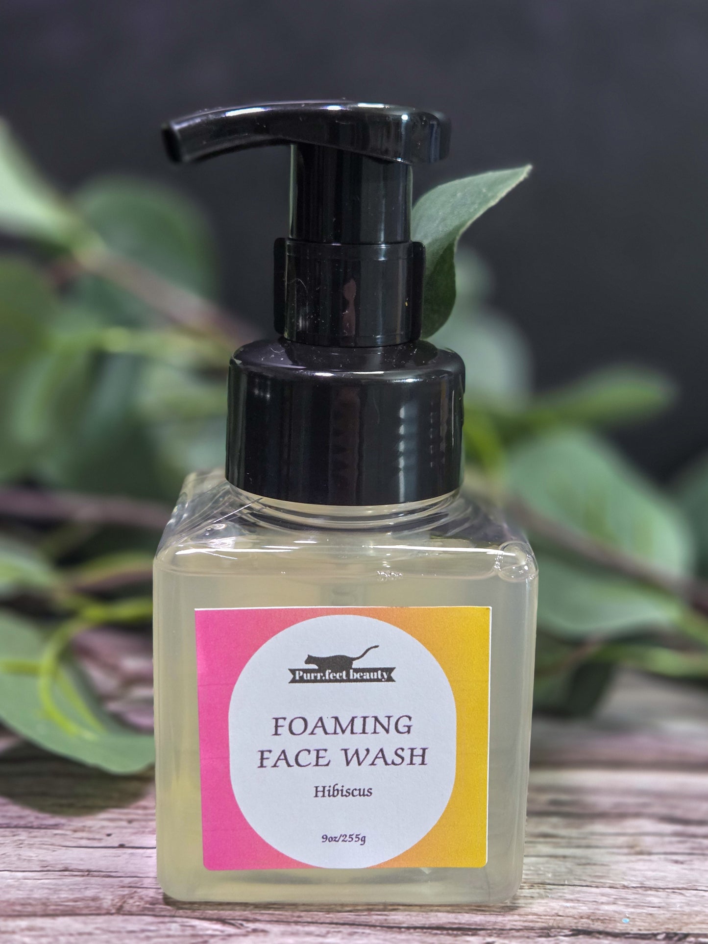 Hibiscus Foaming Face Wash – Gentle Hydrating Cleanser for All Skin Types