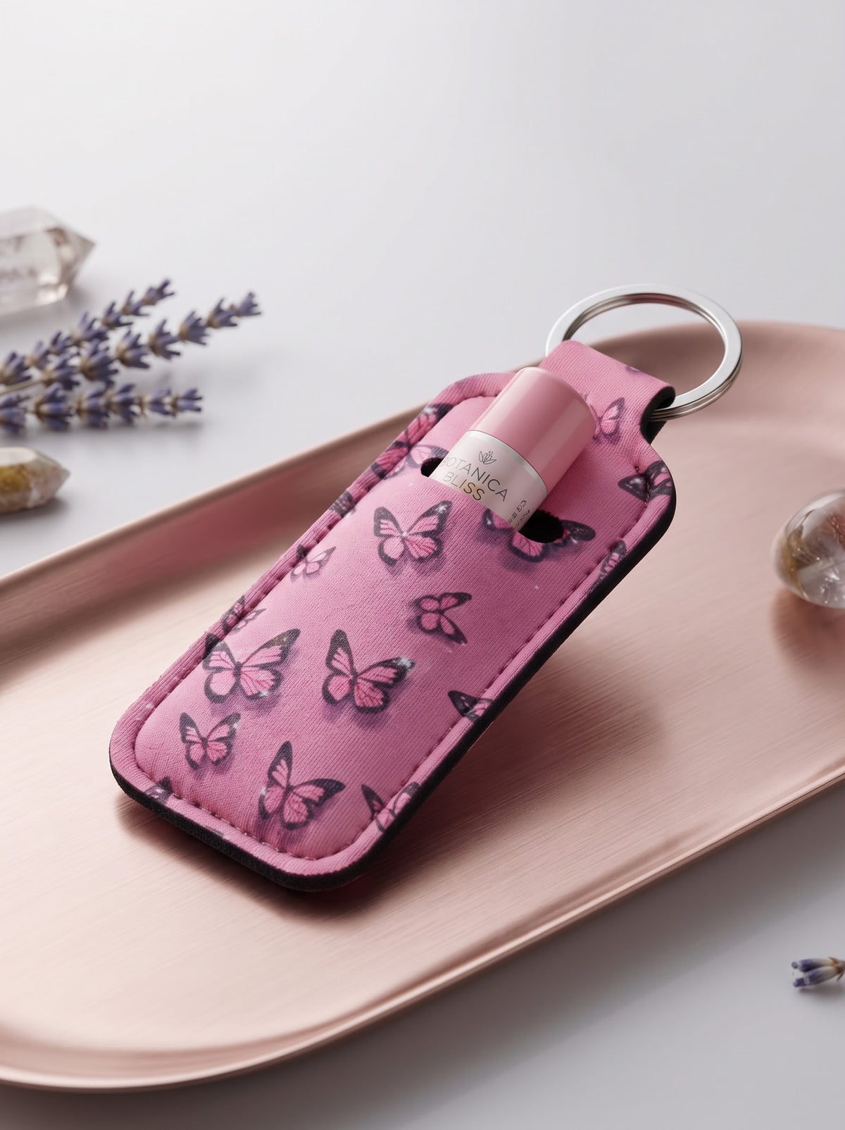 Lip Balm Holder Keychain