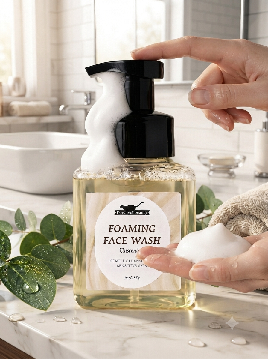 Gentle Foaming Face Wash | Aloe & Panthenol Hydrating Cleanser