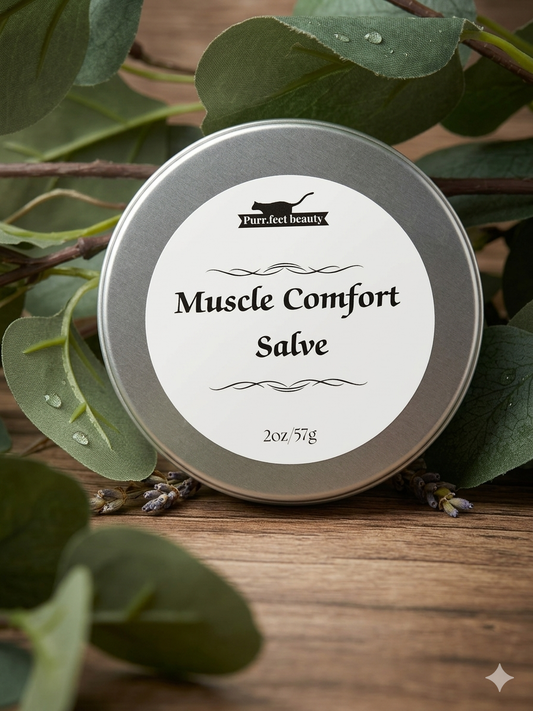 Muscle Comfort Salve – Cooling Menthol & Camphor Balm for Sore Muscles | Natural Relief Balm