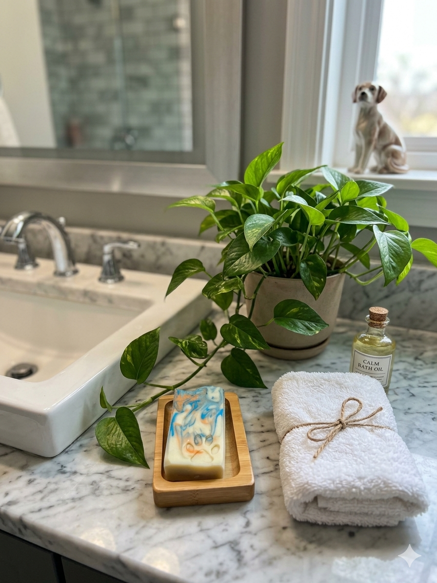 High Tide Soap Bar – Ocean Breeze Handmade Soap with Sea Salt, Jasmine & Cedar