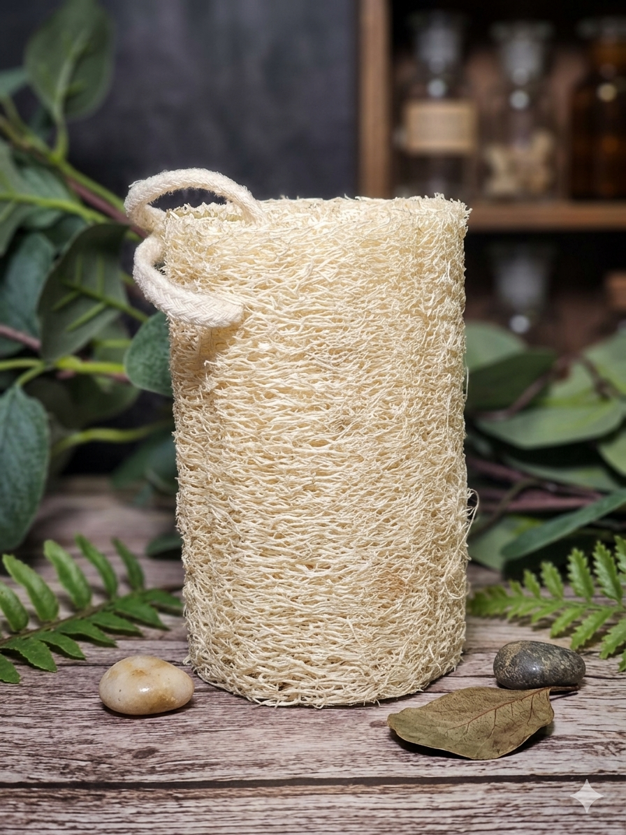 Natural Loofah Sponge | Gentle Exfoliating & Eco-Friendly Bath Accessory