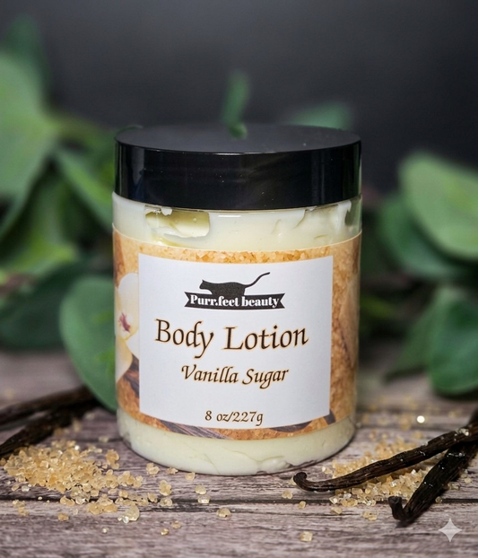 Vanilla Sugar Body Lotion – Warm Vanilla & Sandalwood Moisturizing Lotion