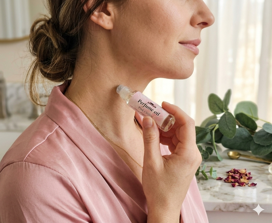 Pink Chiffon Perfume Oil – Soft Floral, Vanilla & Musk
