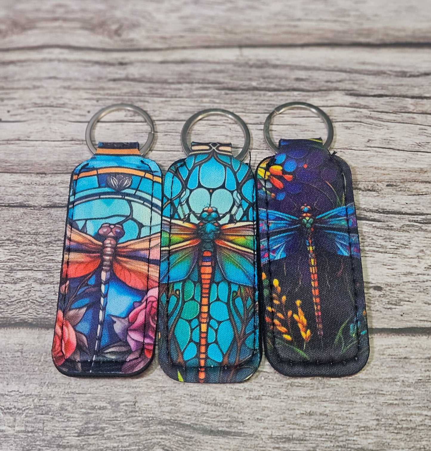 Lip butter key chain holder
