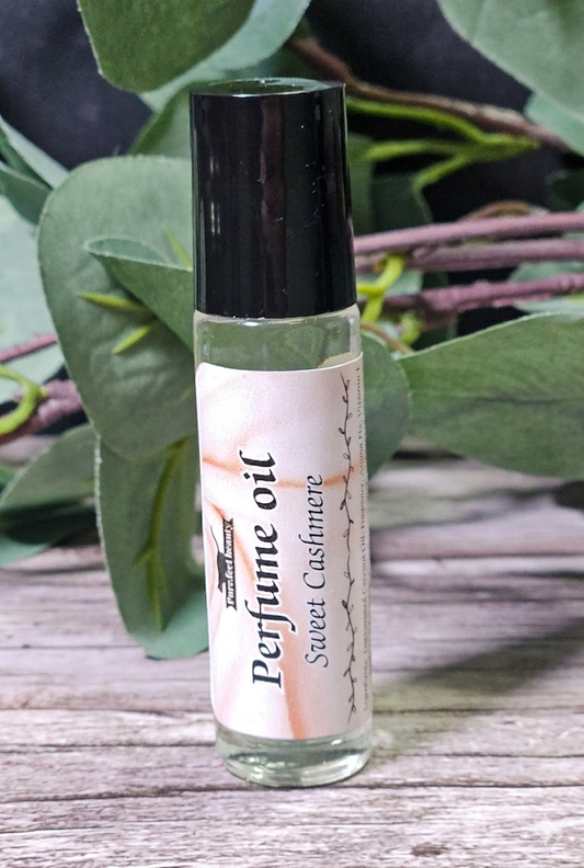 Sweet Cashmere Perfume Oil | Warm Vanilla, Amber & Musk Fragrance