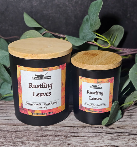 Rustling Leaves Candle – Cinnamon, Apple, Cedar & Autumn Woods