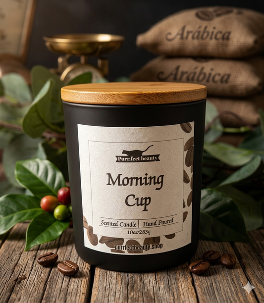 Morning Cup Candle | Coffee, Vanilla & Caramel Scented Candle