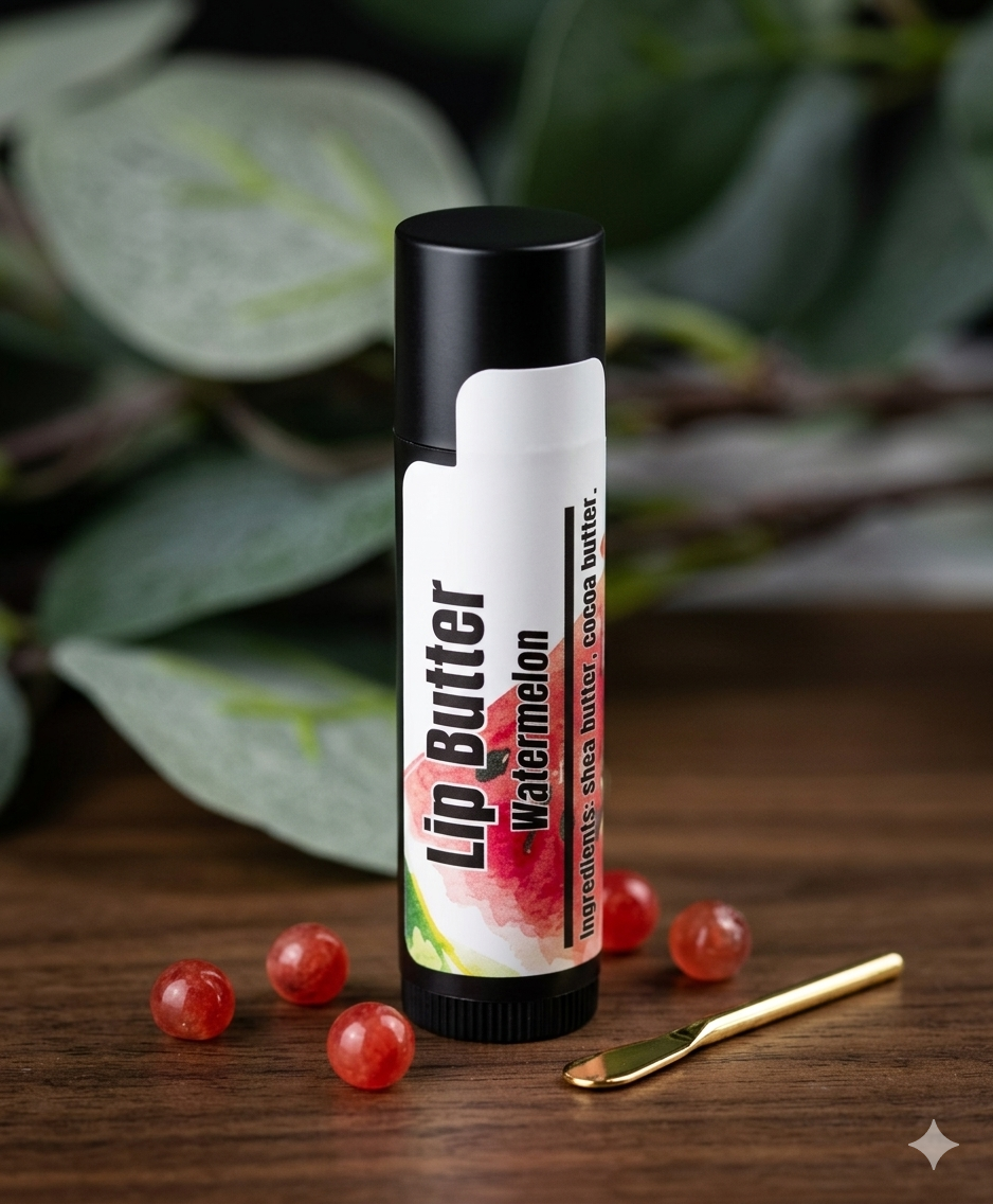 Lip Butter | Moisturizing, Nourishing Lip Balm with Shea & Cocoa Butter