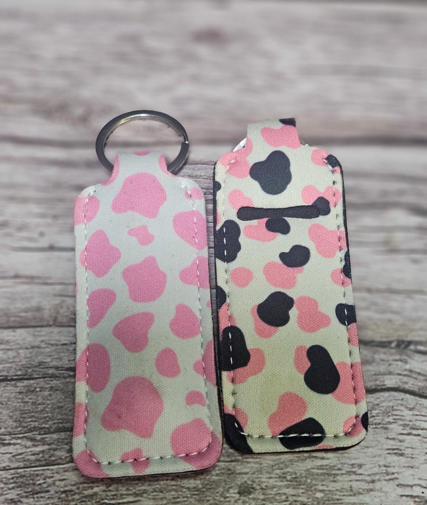 Lip butter key chain holder