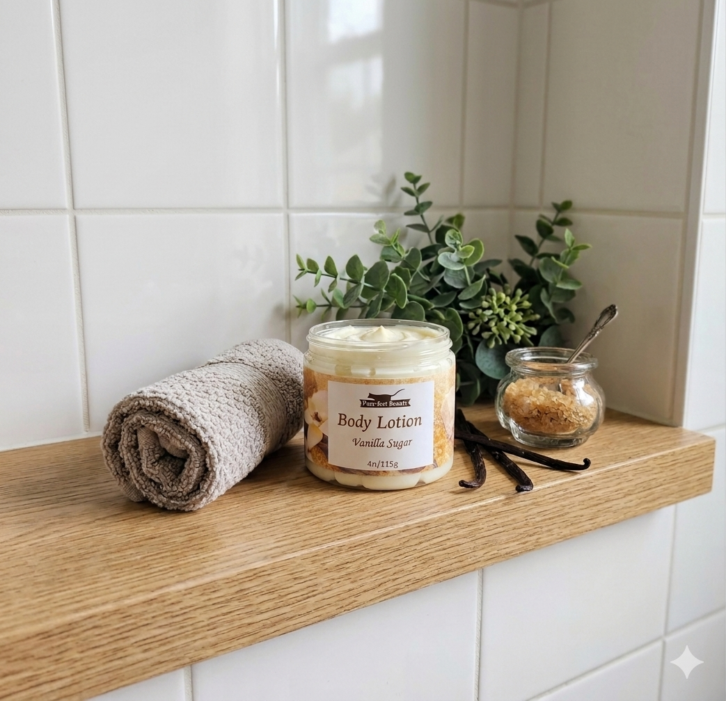 Vanilla Sugar Body Lotion – Warm Vanilla & Sandalwood Moisturizing Lotion
