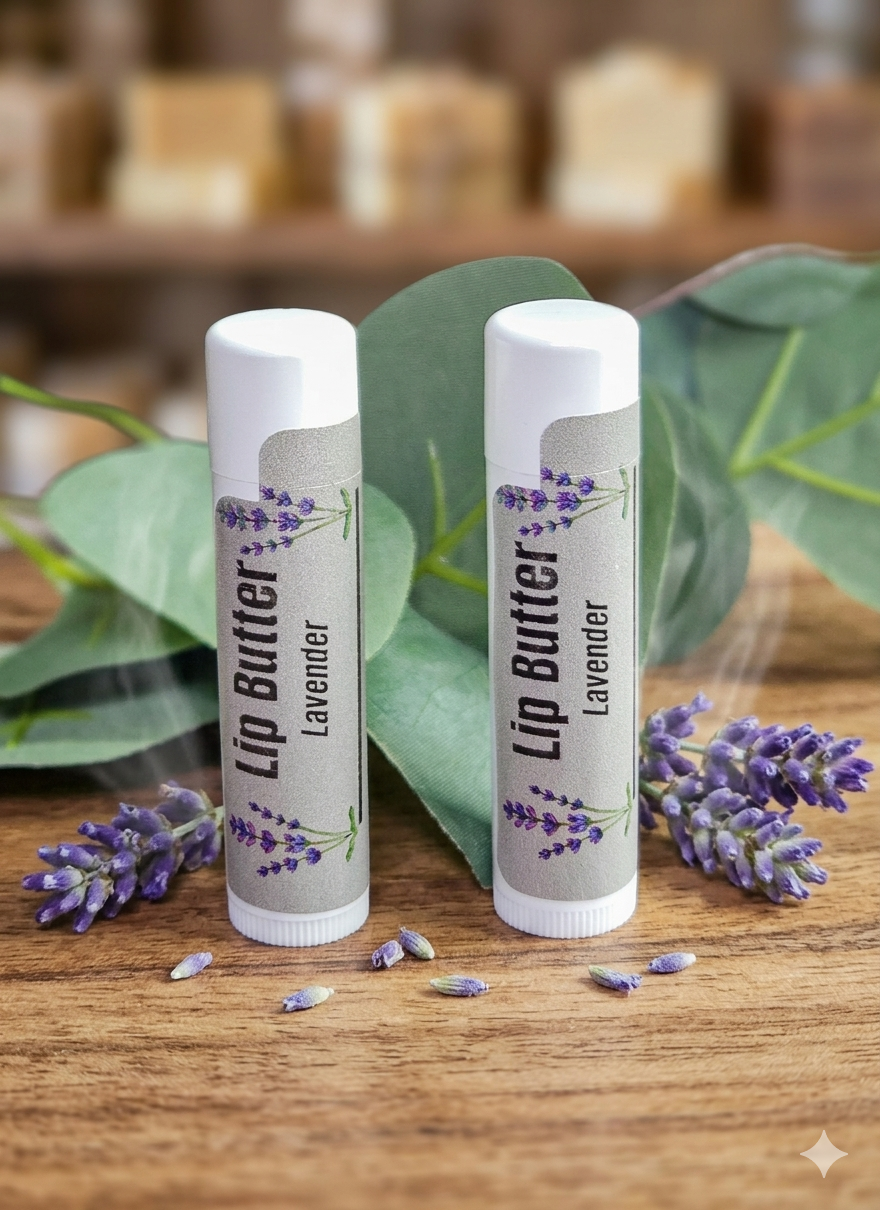 Lip Butter | Moisturizing, Nourishing Lip Balm with Shea & Cocoa Butter