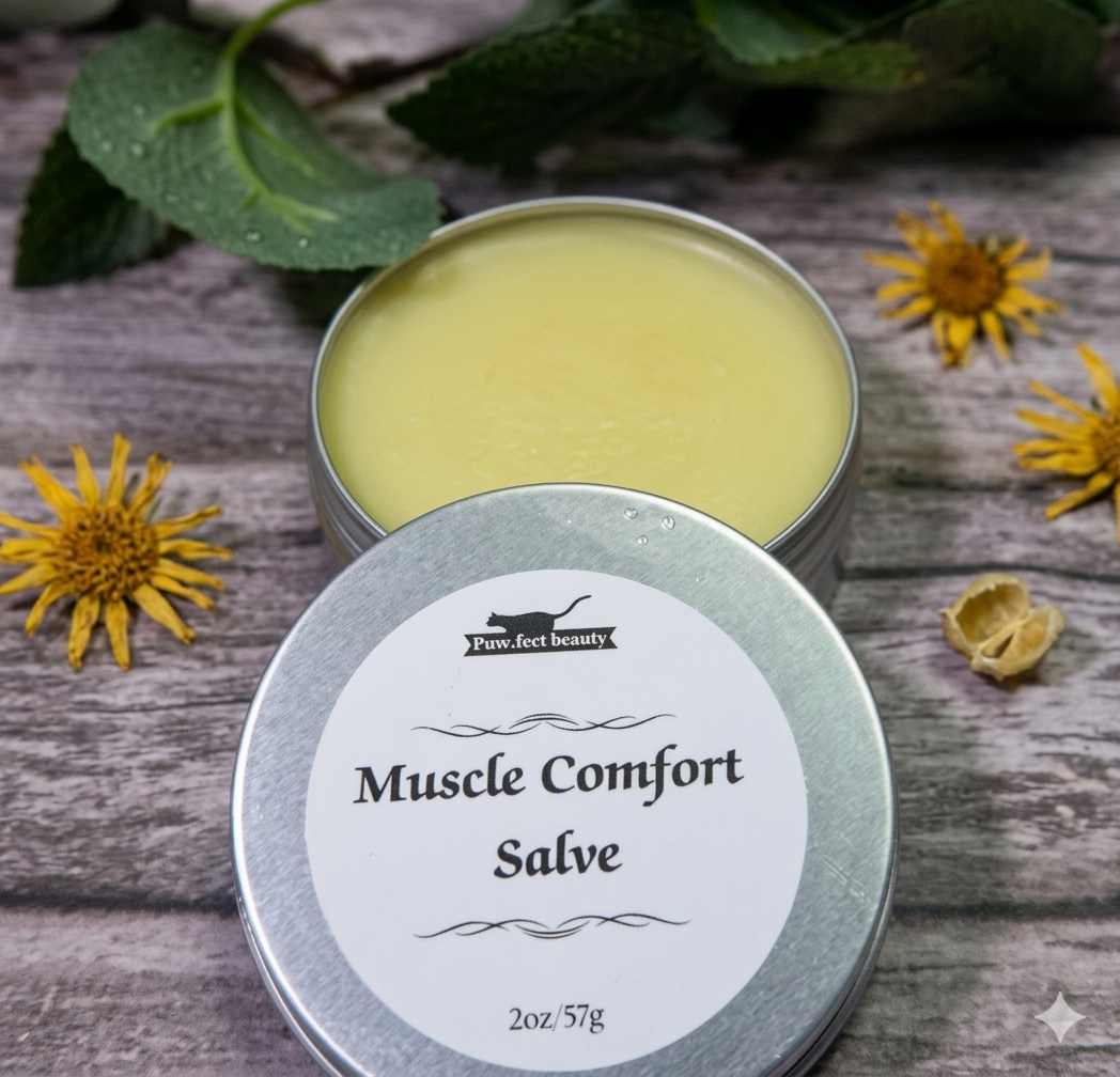 Muscle Comfort Salve – Cooling Menthol & Camphor Balm for Sore Muscles | Natural Relief Balm
