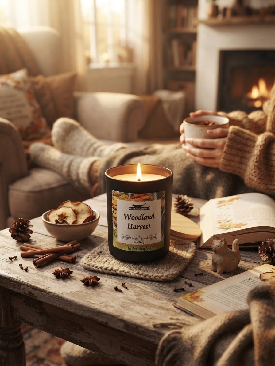 Woodland Harvest Candle | Apple, Cranberry & Cedar
