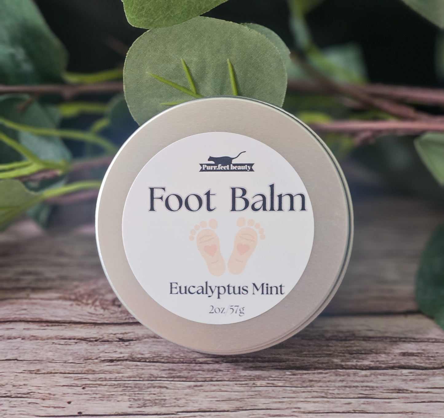 Eucalyptus Mint Balm for Dry, Cracked Heels