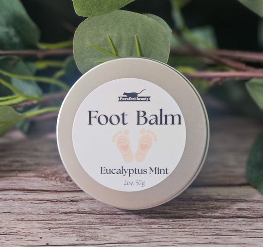 Eucalyptus Mint Balm for Dry, Cracked Heels