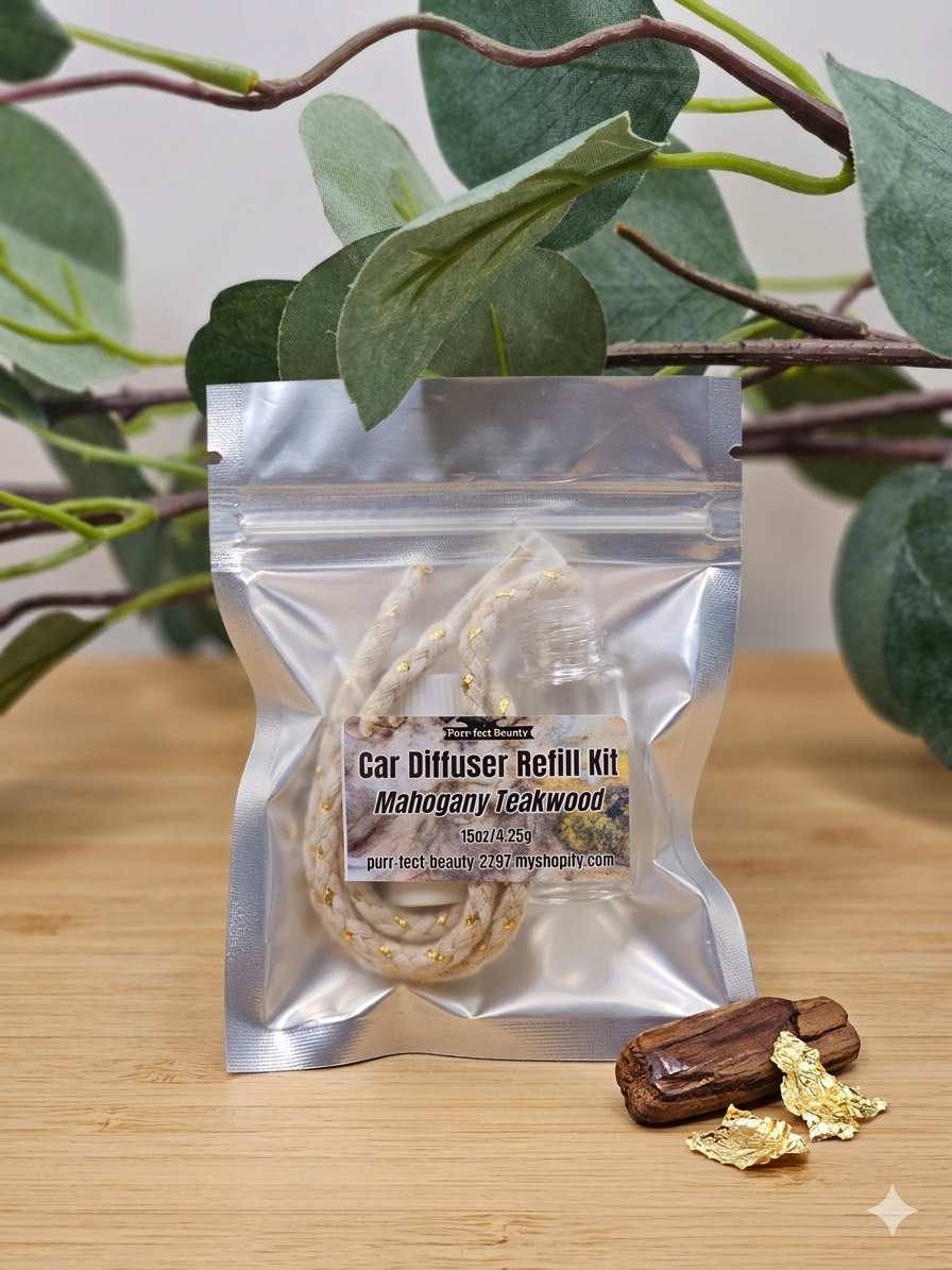 Car Diffuser Refill Kit | Long-Lasting Scented Car Fragrance