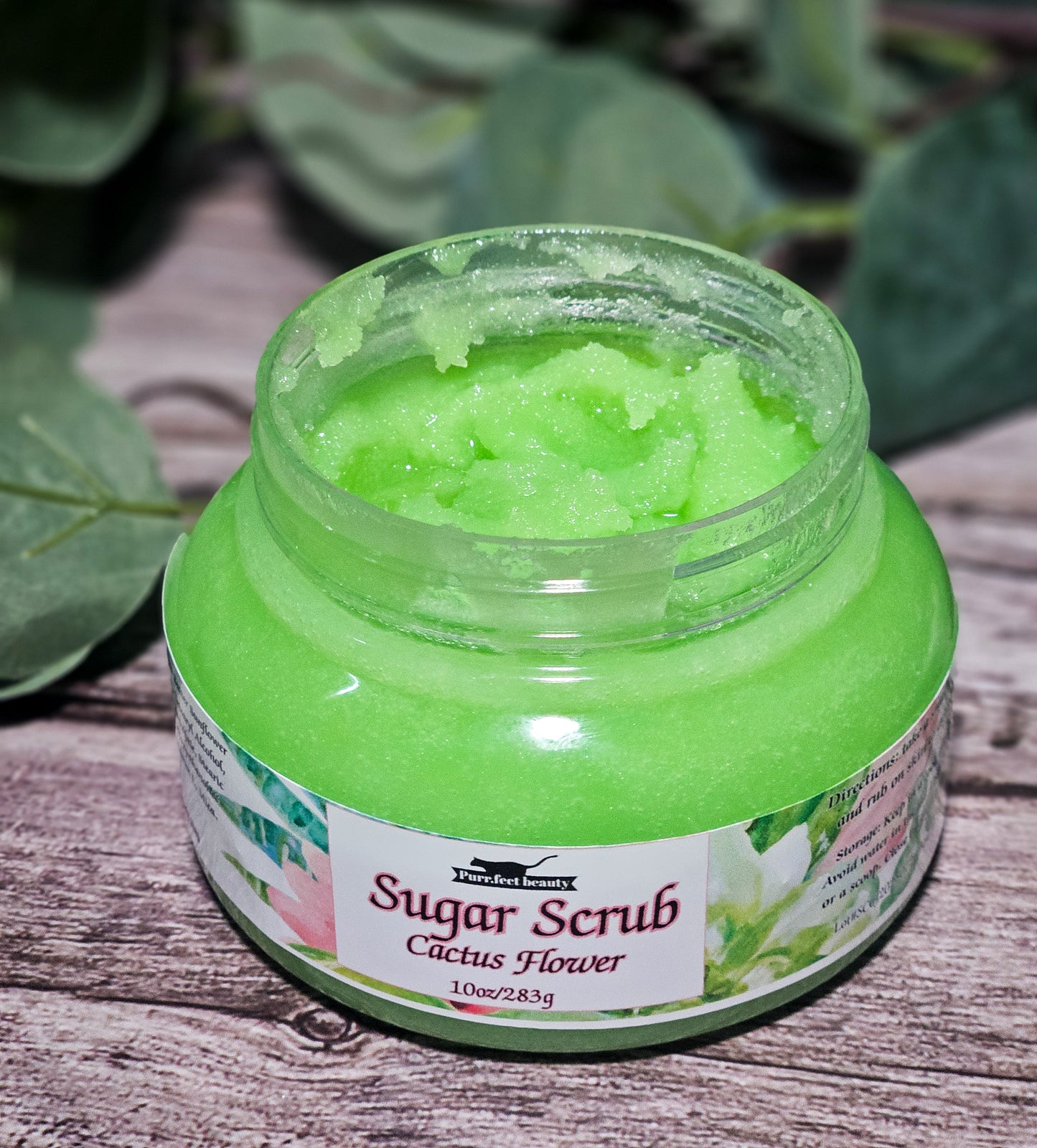 Cactus Flower Sugar Scrub – Fresh, Floral Exfoliating Body Scrub