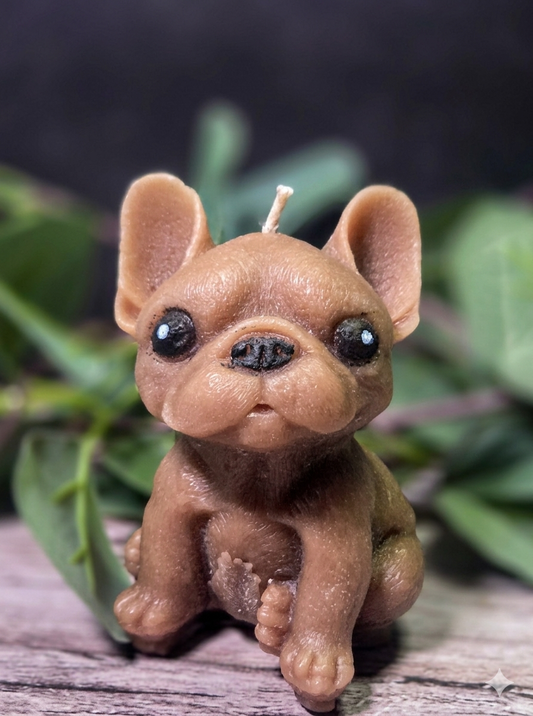 French Bulldog Candle – Spiced Citrus Scent | Dog Lover Gift