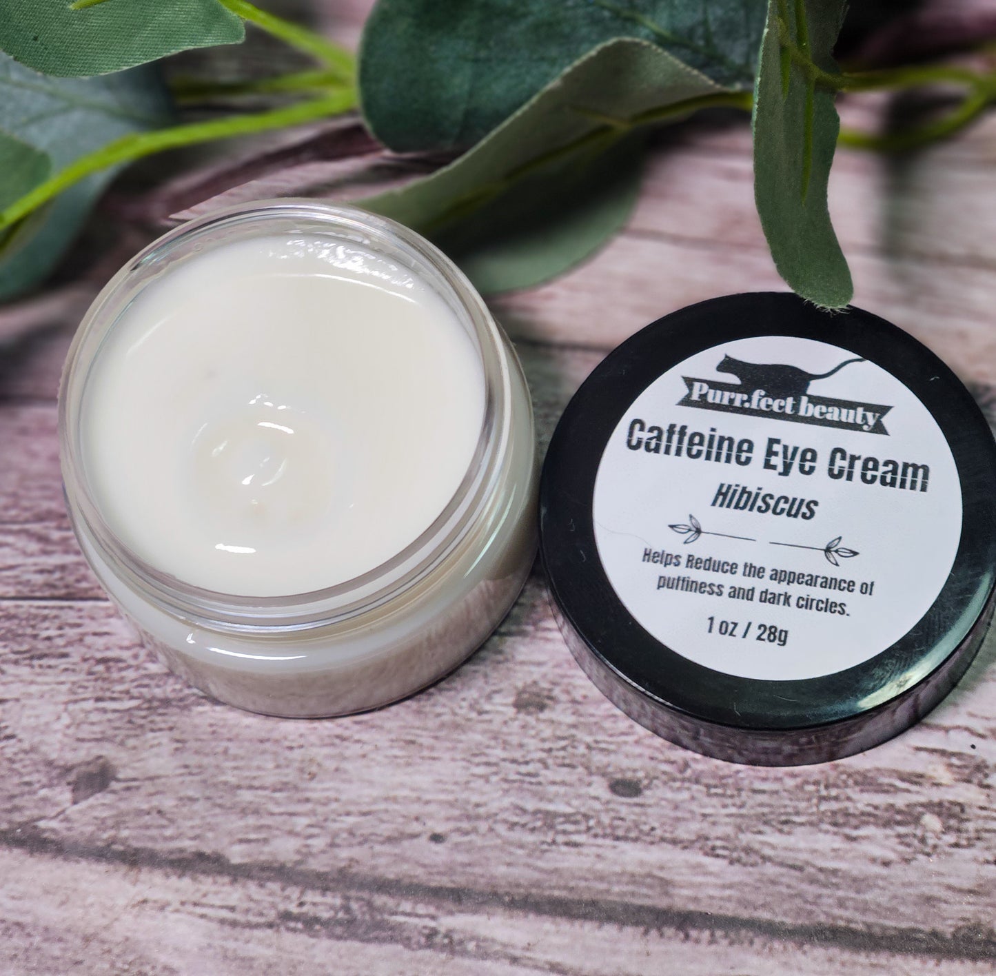 Hibiscus Eye Cream with Caffeine & Rose Hip Oil