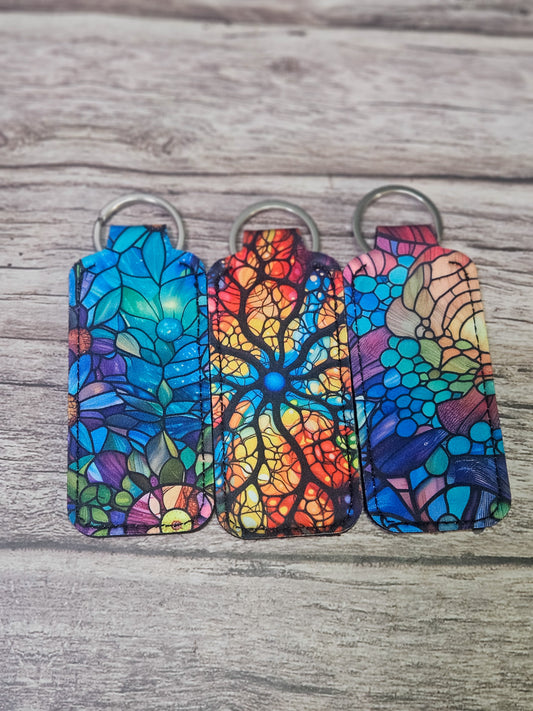 Lip butter key chain holder