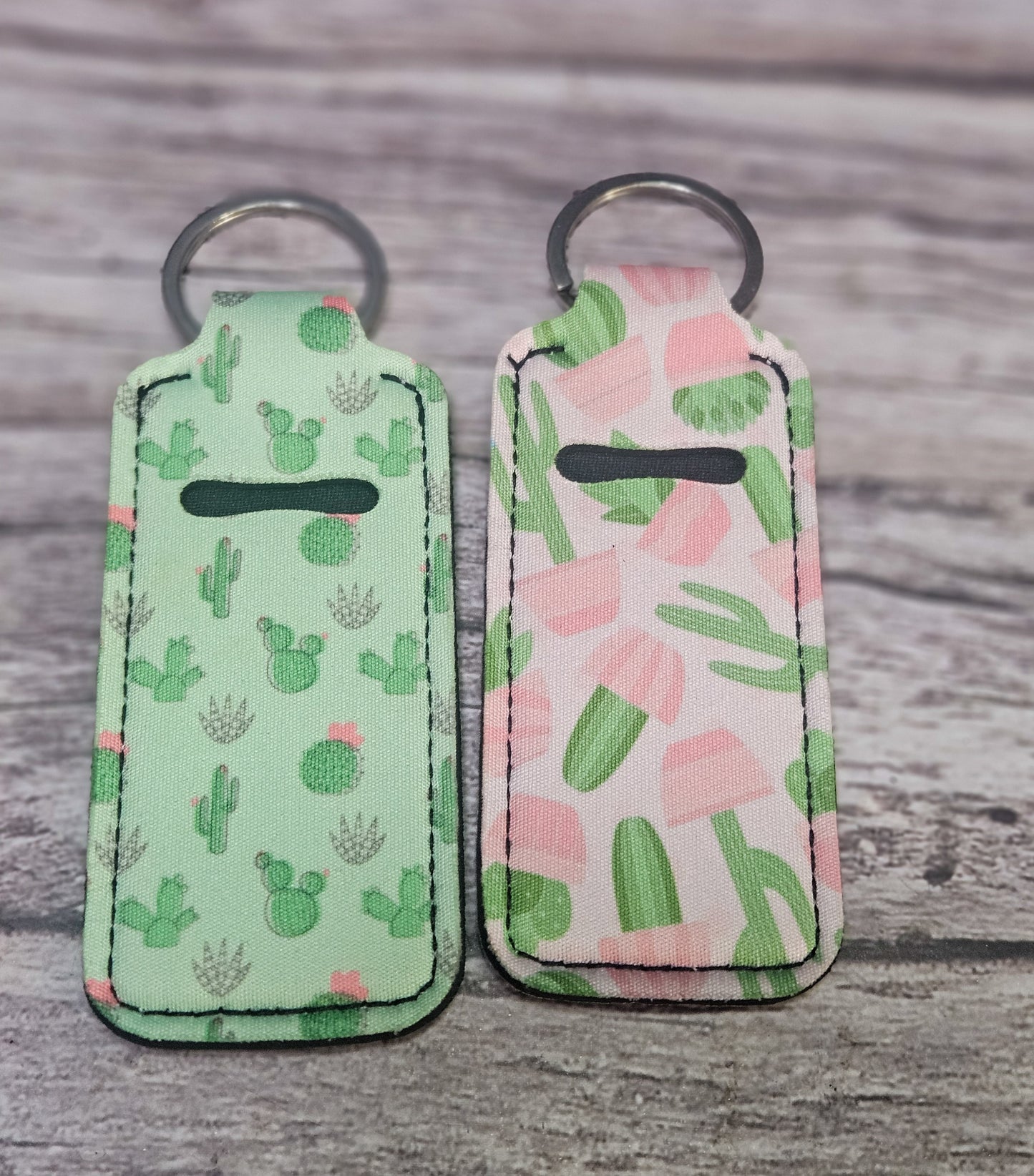 Lip butter key chain holder