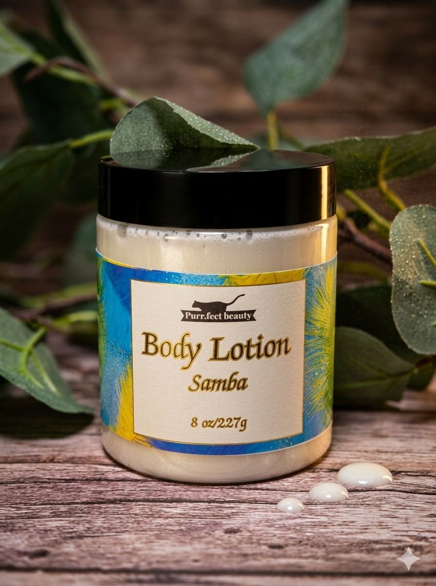 Samba Body Lotion – Hydrating Vanilla Musk & Black Amber Lotion