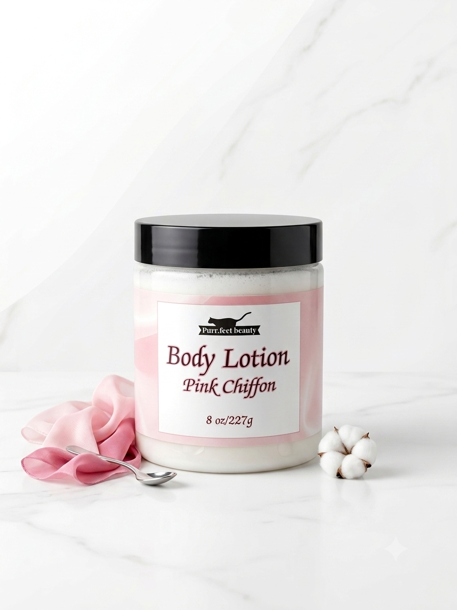 Pink Chiffon Body Lotion | Shea Butter & Jojoba Hydrating Body Lotion