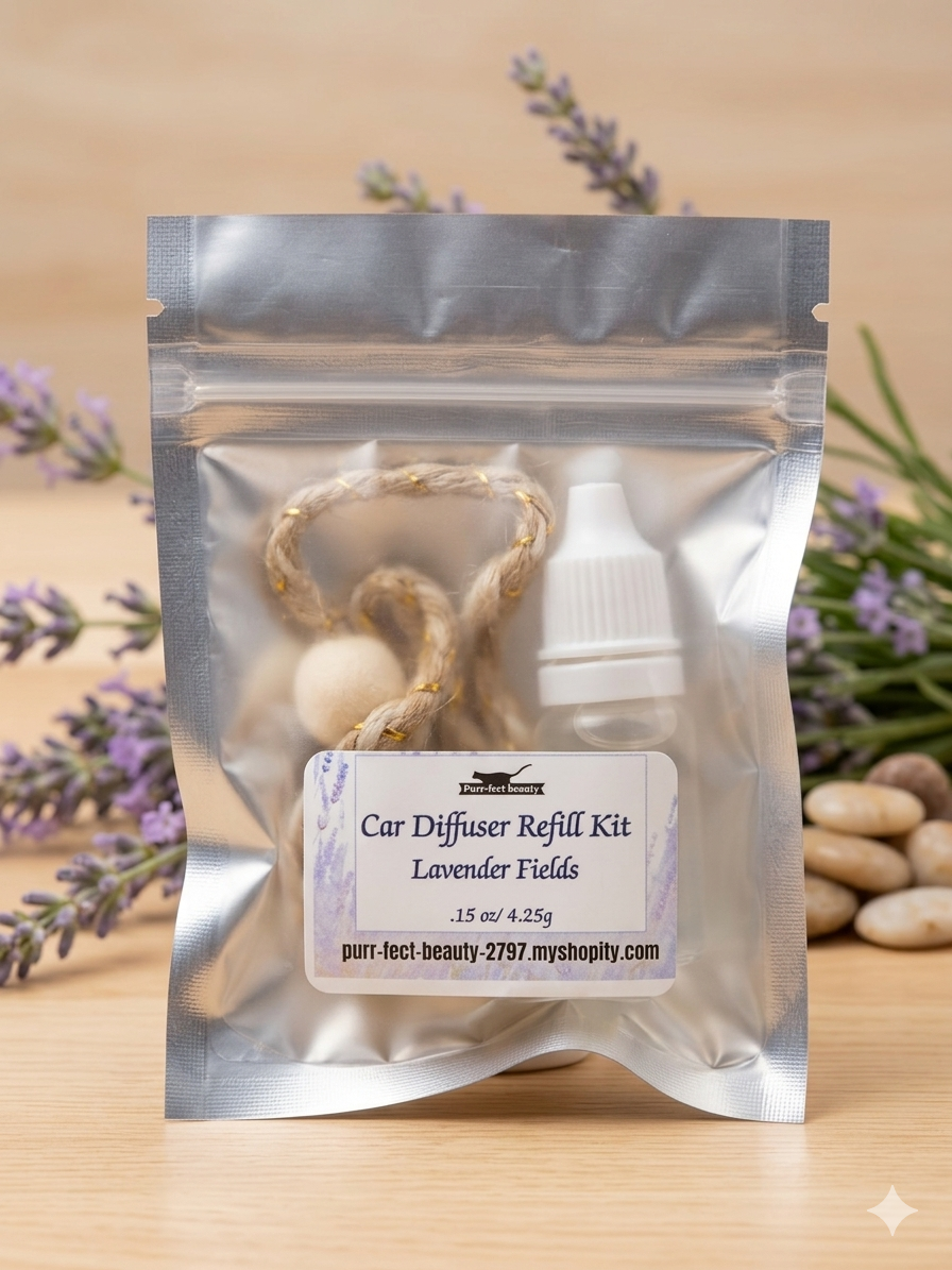 Car Diffuser Refill Kit | Long-Lasting Scented Car Fragrance