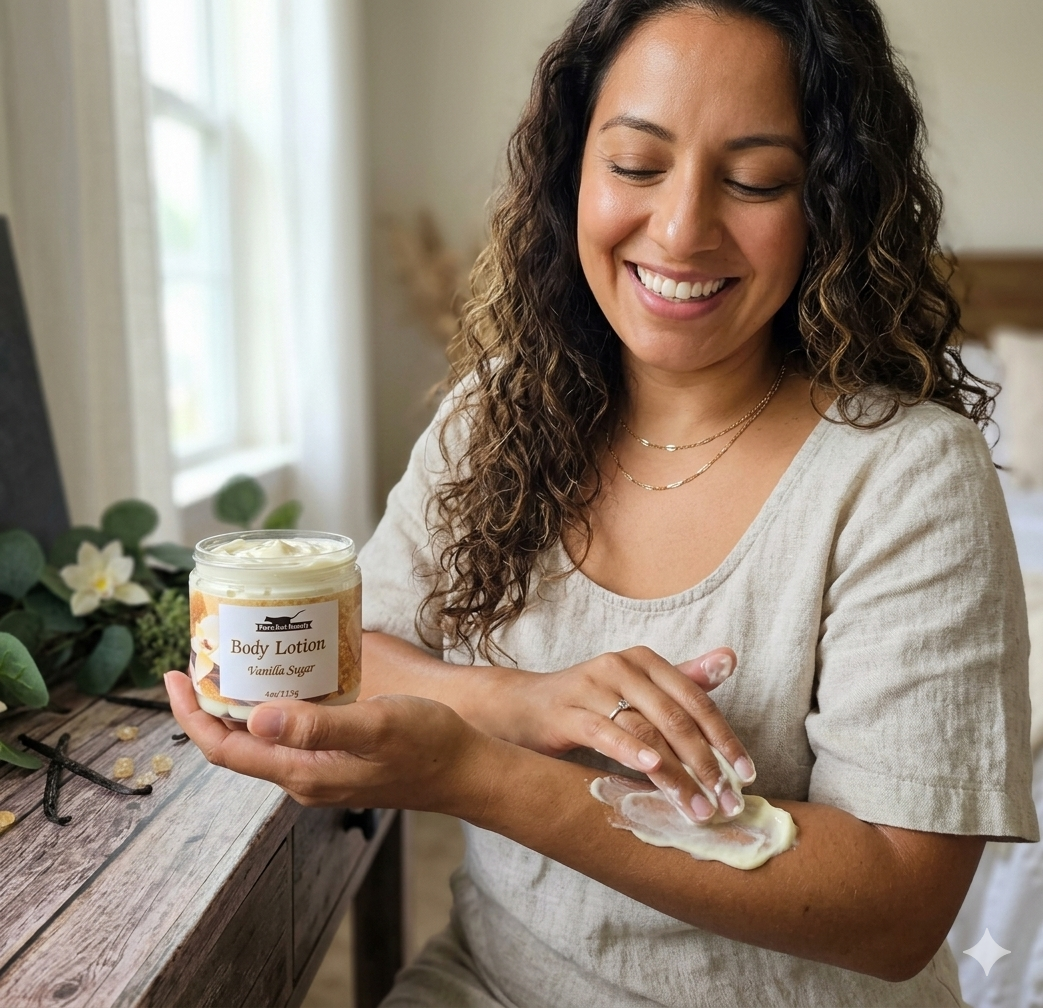 Vanilla Sugar Body Lotion – Warm Vanilla & Sandalwood Moisturizing Lotion